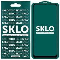 Защитное стекло SKLO 5D (full glue) для Oppo A53 / A32 / A33 Чорний (13663)