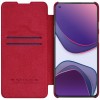 Кожаный чехол (книжка) Nillkin Qin Series для OnePlus 8T Красный (16293)