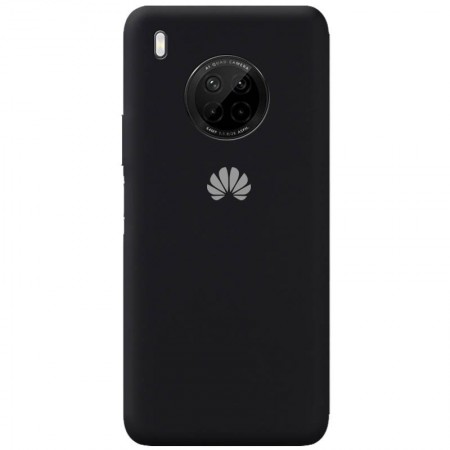 Чехол Silicone Cover Full Protective (AA) для Huawei Y9a Черный (10605)