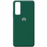 Чехол Silicone Cover Full Protective (AA) для Huawei P Smart (2021) Зелений (10628)