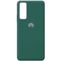 Чехол Silicone Cover Full Protective (AA) для Huawei P Smart (2021) Зелёный (18513)
