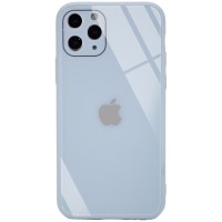 TPU+Glass чехол GLOSSY Logo Full camera (opp) для Apple iPhone 11 Pro Max (6.5'') Блакитний (10661)