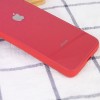 TPU+Glass чехол GLOSSY Logo (opp) для Apple iPhone X / XS (5.8'') Червоний (21284)