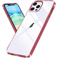 Прозрачный силиконовый чехол с глянцевой окантовкой для Apple iPhone 12 Pro / 12 (6.1'') С рисунком (11859)