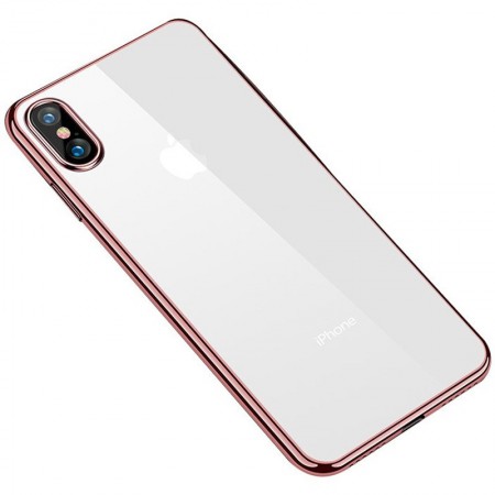 Прозрачный силиконовый чехол глянцевая окантовка Full Camera для Apple iPhone XS Max (6.5'') З малюнком (23339)