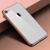 Прозрачный силиконовый чехол с глянцевой окантовкой Full Camera для Apple iPhone 7/8/SE(2020) (4.7'') Золотий (17543)