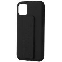 Чехол Silicone Case Hand Holder для Apple iPhone 12 mini (5.4'') Черный (10777)