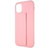 Чехол Silicone Case Hand Holder для Apple iPhone 12 mini (5.4'') Рожевий (10778)