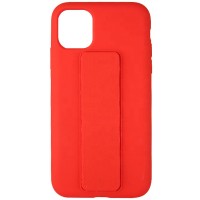 Чехол Silicone Case Hand Holder для Apple iPhone 12 Pro / 12 (6.1'') Червоний (10804)