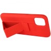 Чехол Silicone Case Hand Holder для Apple iPhone 12 Pro / 12 (6.1'') Красный (10804)