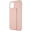 Чехол Silicone Case Hand Holder для Apple iPhone 12 Pro / 12 (6.1'') Розовый (10806)