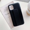 Чехол Silicone Case Hand Holder для Apple iPhone 12 Pro / 12 (6.1'') Чорний (10809)