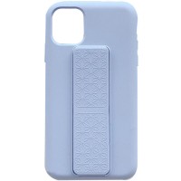 Чехол Silicone Case Hand Holder для Apple iPhone 12 Pro Max (6.7'') Бузковий (10814)