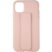 Чехол Silicone Case Hand Holder для Apple iPhone 11 (6.1'') Розовый (10785)