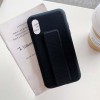 Чехол Silicone Case Hand Holder для Apple iPhone XR (6.1'') Черный (10843)