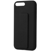 Чехол Silicone Case Hand Holder для Apple iPhone 7 plus / 8 plus (5.5'') Чорний (10830)