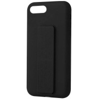 Чехол Silicone Case Hand Holder для Apple iPhone 7 / 8 / SE (2020) (4.7'') Чорний (10823)