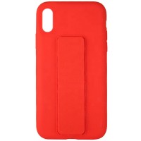 Чехол Silicone Case Hand Holder для Apple iPhone X / XS (5.8'') Червоний (10831)
