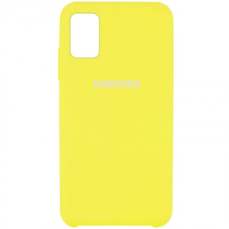 Чехол Silicone Cover (AAA) для Samsung Galaxy M51 Желтый (10881)