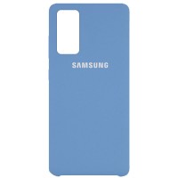 Чехол Silicone Cover (AAA) для Samsung Galaxy S20 FE Синій (10905)