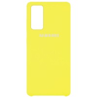 Чехол Silicone Cover (AAA) для Samsung Galaxy S20 FE Жовтий (10899)