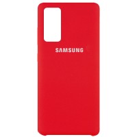 Чехол Silicone Cover (AAA) для Samsung Galaxy S20 FE Червоний (10900)