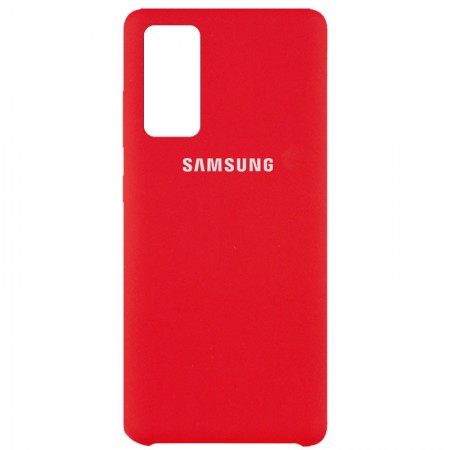 Чехол Silicone Cover (AAA) для Samsung Galaxy S20 FE Красный (10900)
