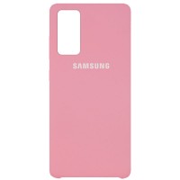 Чехол Silicone Cover (AAA) для Samsung Galaxy S20 FE Рожевий (10901)