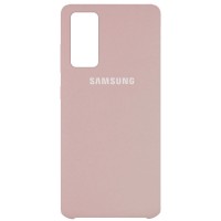 Чехол Silicone Cover (AAA) для Samsung Galaxy S20 FE Рожевий (10903)