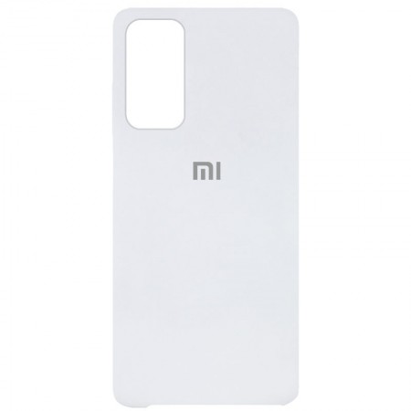 Чехол Silicone Cover (AAA) для Xiaomi Mi 10T / Mi 10T Pro Белый (10923)