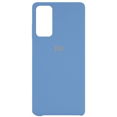 Чехол Silicone Cover (AAA) для Xiaomi Mi 10T / Mi 10T Pro Синій (10930)