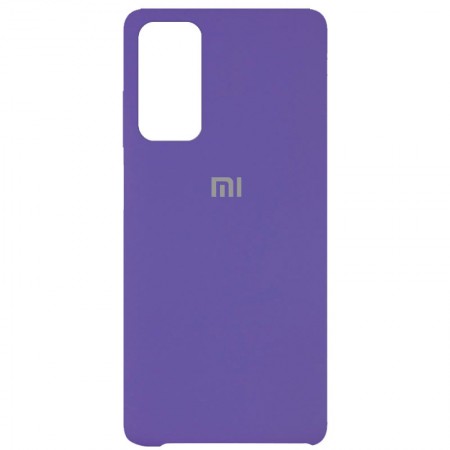 Чехол Silicone Cover (AAA) для Xiaomi Mi 10T / Mi 10T Pro Сиреневый (10932)