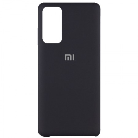 Чехол Silicone Cover (AAA) для Xiaomi Mi 10T / Mi 10T Pro Черный (10935)