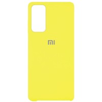 Чехол Silicone Cover (AAA) для Xiaomi Mi 10T / Mi 10T Pro Жовтий (10924)