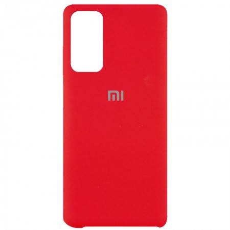 Чехол Silicone Cover (AAA) для Xiaomi Mi 10T / Mi 10T Pro Червоний (10925)