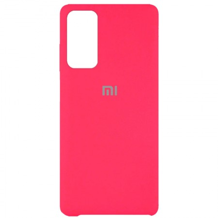 Чехол Silicone Cover (AAA) для Xiaomi Mi 10T / Mi 10T Pro Рожевий (10929)