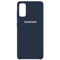 Чехол Silicone Cover (AAA) для Samsung Galaxy S20 Синій (10895)