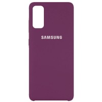 Чехол Silicone Cover (AAA) для Samsung Galaxy S20 Фіолетовий (17561)