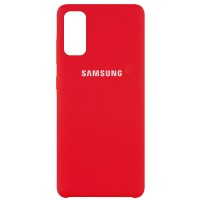 Чехол Silicone Cover (AAA) для Samsung Galaxy S20 Червоний (10893)