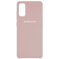 Чехол Silicone Cover (AAA) для Samsung Galaxy S20 Рожевий (10894)