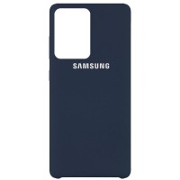Чехол Silicone Cover (AAA) для Samsung Galaxy S20 Ultra Синій (10913)