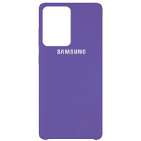 Чехол Silicone Cover (AAA) для Samsung Galaxy S20 Ultra Бузковий (10914)