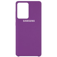 Чехол Silicone Cover (AAA) для Samsung Galaxy S20 Ultra Фіолетовий (10915)