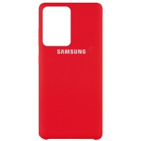 Чехол Silicone Cover (AAA) для Samsung Galaxy S20 Ultra Червоний (10911)