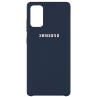 Чехол Silicone Cover (AAA) для Samsung Galaxy S20+ Синій (10919)