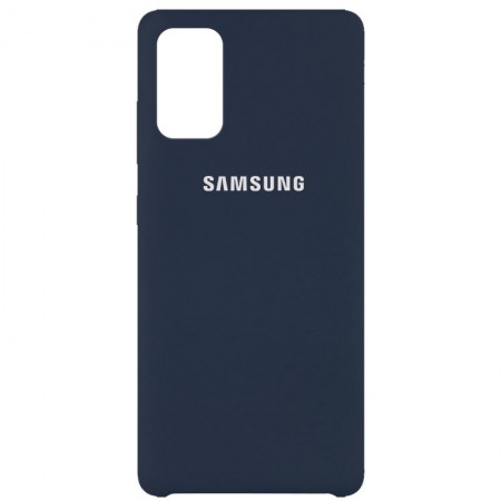Чехол Silicone Cover (AAA) для Samsung Galaxy S20+ Синий (10919)
