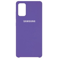 Чехол Silicone Cover (AAA) для Samsung Galaxy S20+ Бузковий (10920)