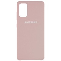 Чехол Silicone Cover (AAA) для Samsung Galaxy S20+ Рожевий (10918)