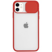 Чехол Camshield mate TPU со шторкой для камеры для Apple iPhone 12 mini (5.4'') Червоний (10851)
