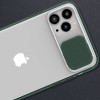 Чехол Camshield mate TPU со шторкой для камеры для Apple iPhone 12 Pro / 12 (6.1'') Зелений (10856)